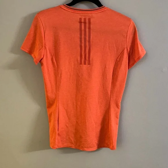 Adidas Women's Vibrant Orange Short Sleeve Tee - Picture 4 of 4